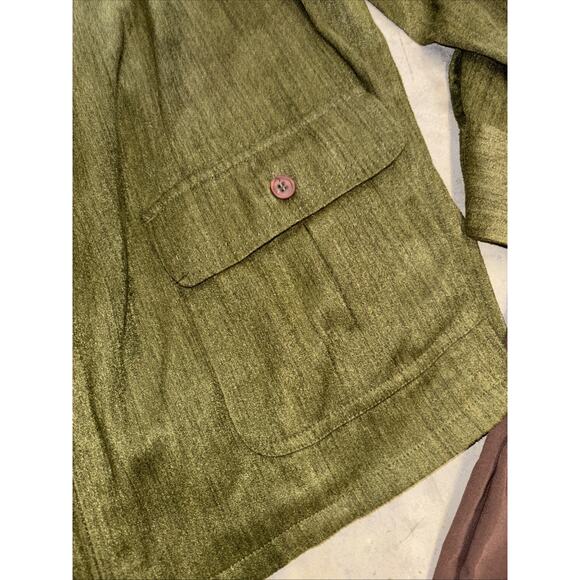 Vtg 90s NWT KORET green Top And Pants Combo W/extra Pair Of Pants 22W - Picture 7 of 9